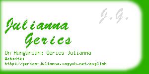 julianna gerics business card